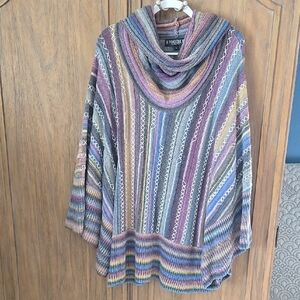 The Pyramid Collection, Big Poncho Style Sleeves, Size L